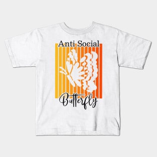 Anti Social Butterfly Kids T-Shirt